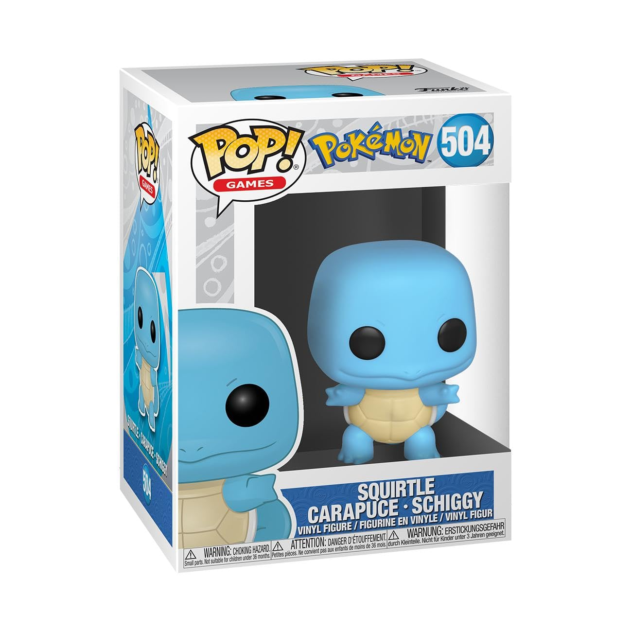 Funko Pop Pokémon Squirtle número 504