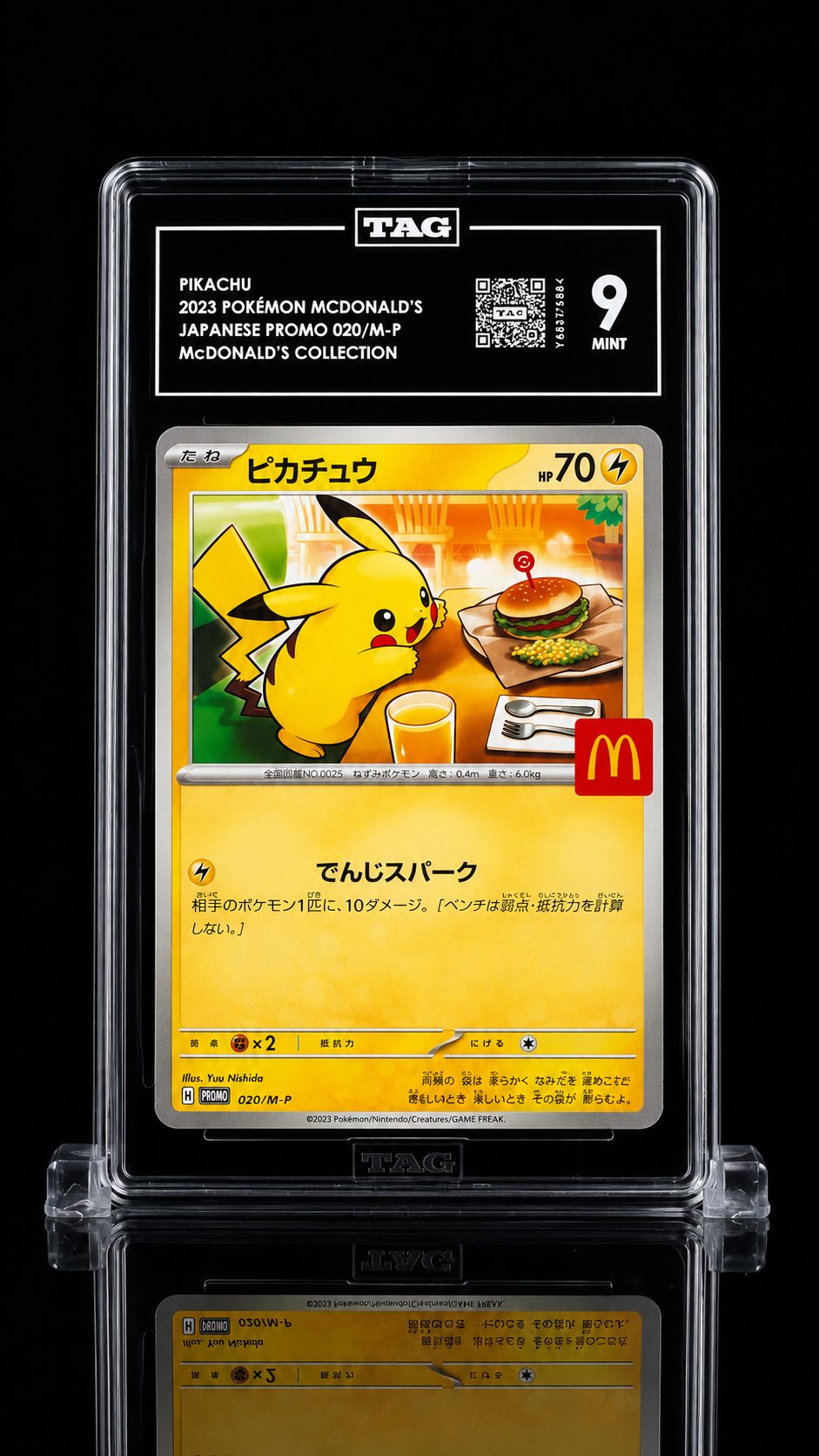 Carta Pikachu Pokémon TAG 9